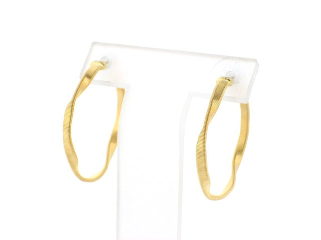 18K YELLOW GOLD SMALL HOOP EARRINGS FROM THE MARRAKECH COLLECTION