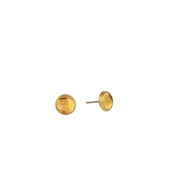 MARCO BICEGO JAIPUR COLOR COLLECTION 18K YELLOW GOLD & CITRINE STUD EARRINGS