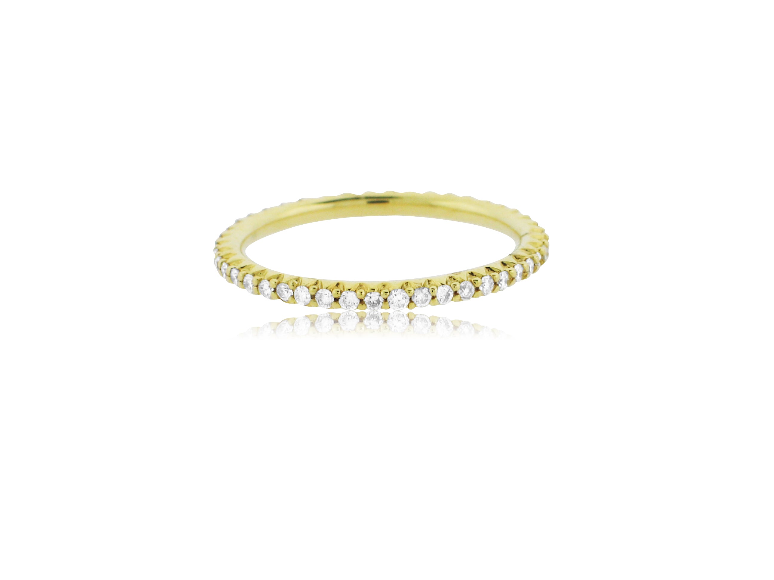 ROBERTO COIN 18K YELLOW GOLD 0.37CT SI/G DIAMOND BAND FROM THE DIAMOND COLLECTION