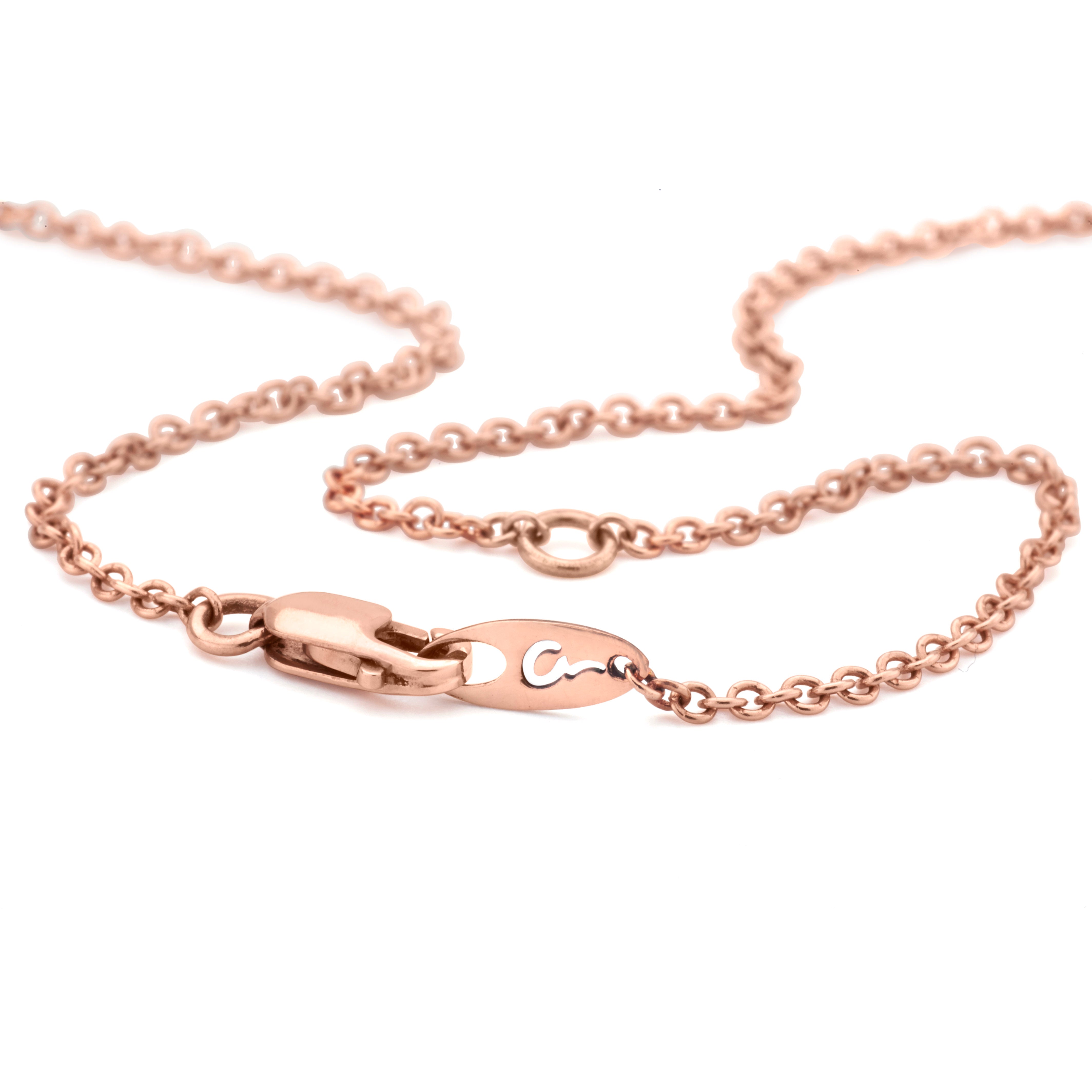 A.JAFFE  16" ROSE GOLD CHAIN WITH 2" EXTENDER