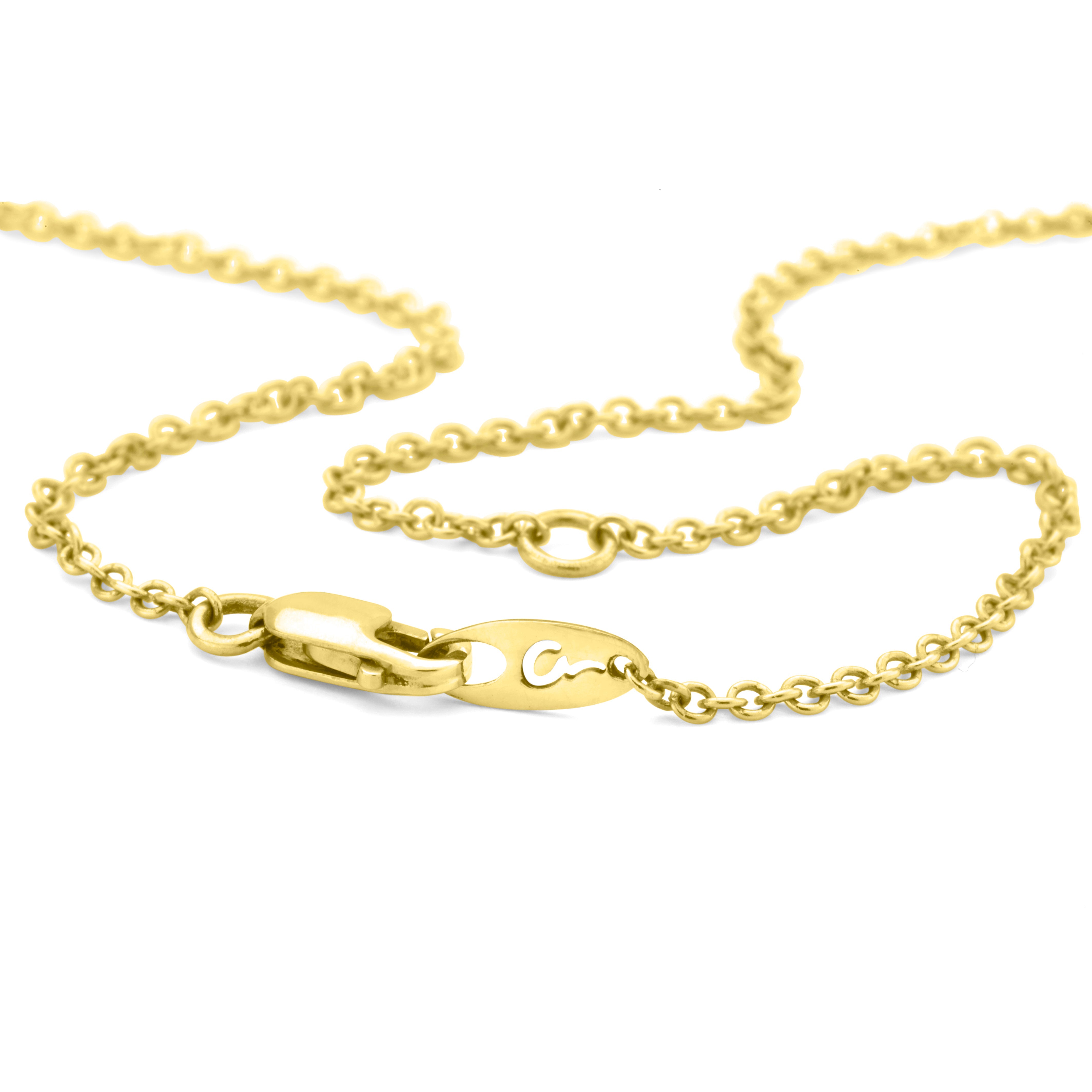 A.JAFFE  16" YELLOW GOLD CHAIN WITH 2" EXTENDER