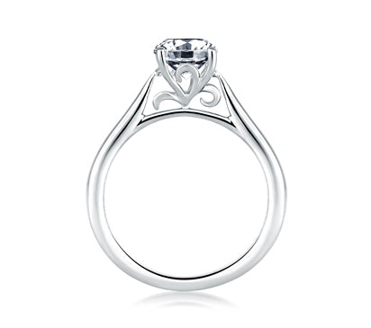 A.JAFFE SEASONS OF LOVE ART INSPIRED SOLITAIRE RING