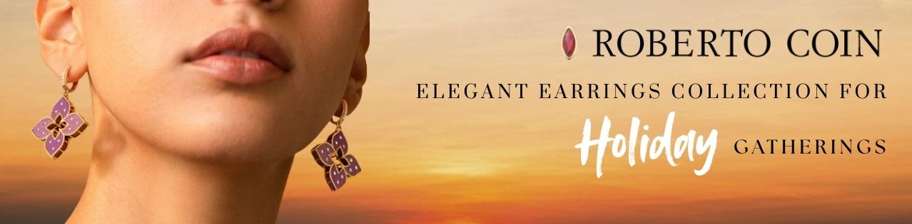 Roberto Coin Elegant Earrings Collection for Holiday Gatherings