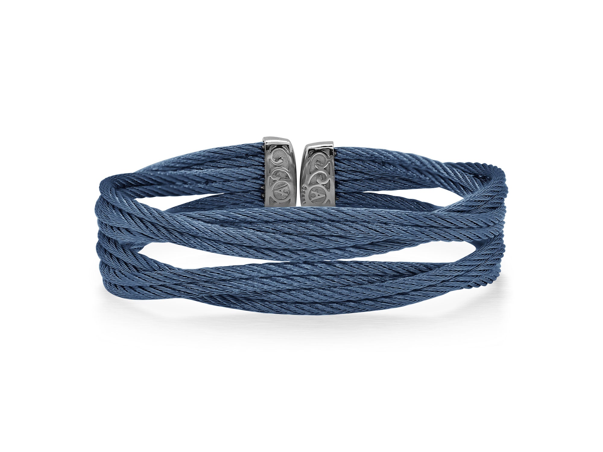 BLUEBERRY CABLE ENTWINE CUFF