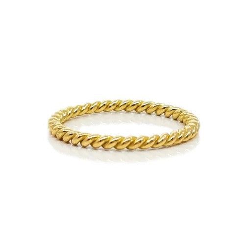 18K YELLOW GOLD ROPE BAND