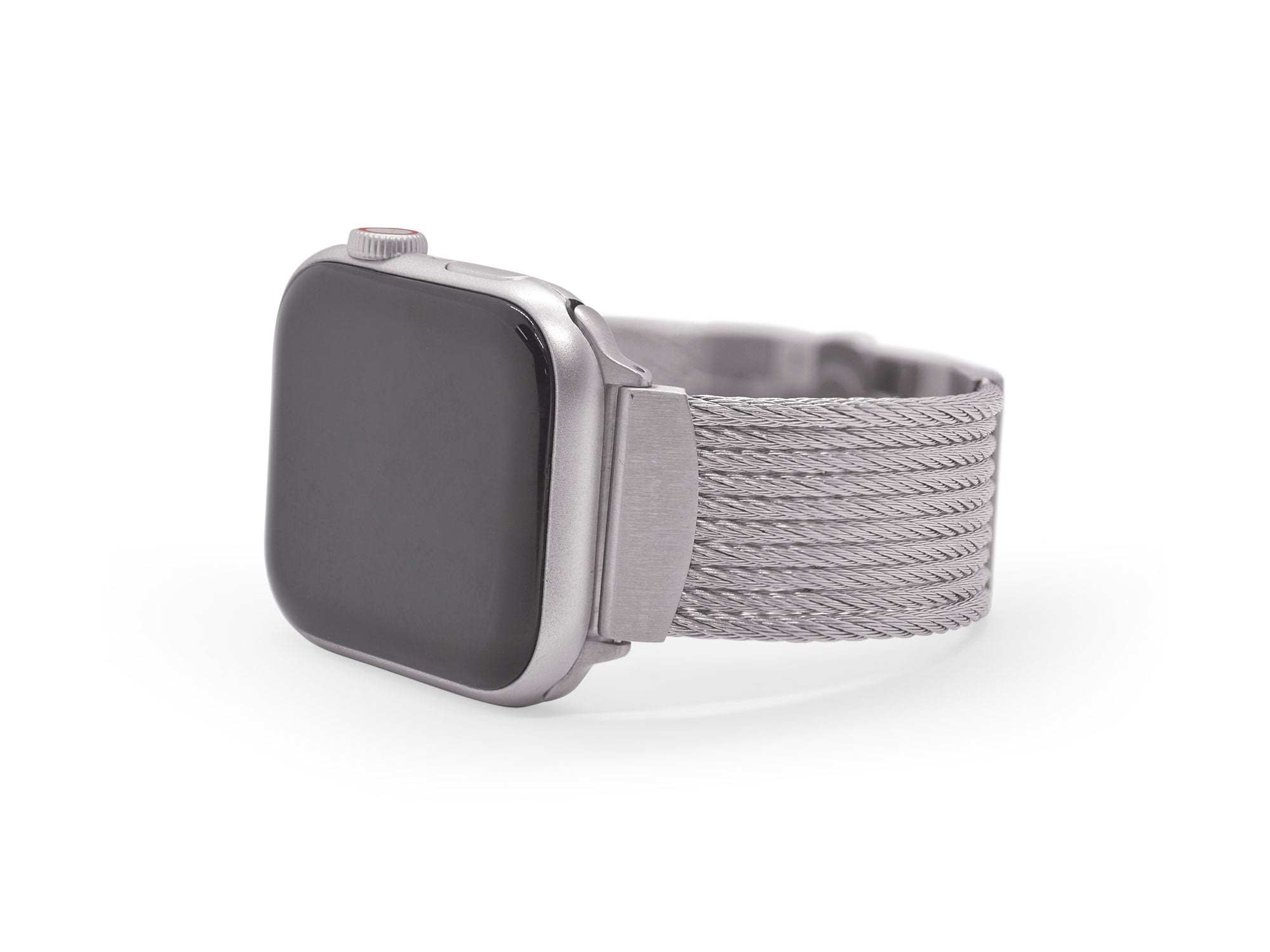 iALOR Grey Cable 10-Row Apple Watch® Band (fits 42-45mm watch)