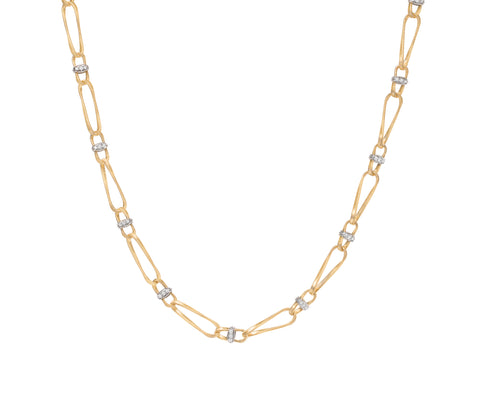 18K YELLOW GOLD .75CT DIAMOND NECKLACE FROM THE MARRAKECH ONDE COLLECTION