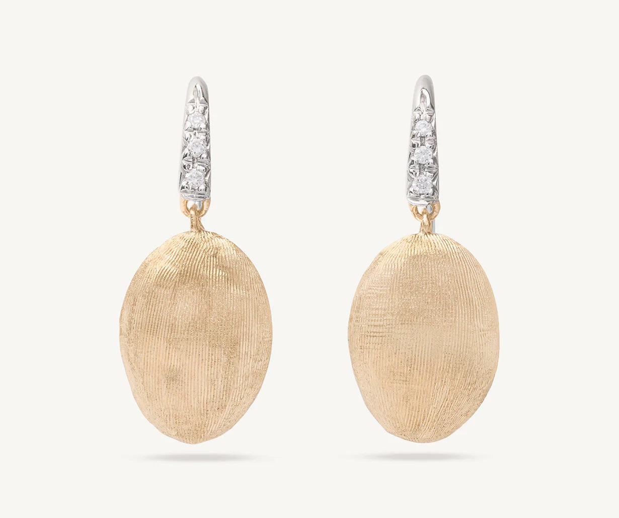 18K YELLOW GOLD & DIAMOND DROP EARRINGS FROM THE SIVIGLIA COLLECTION