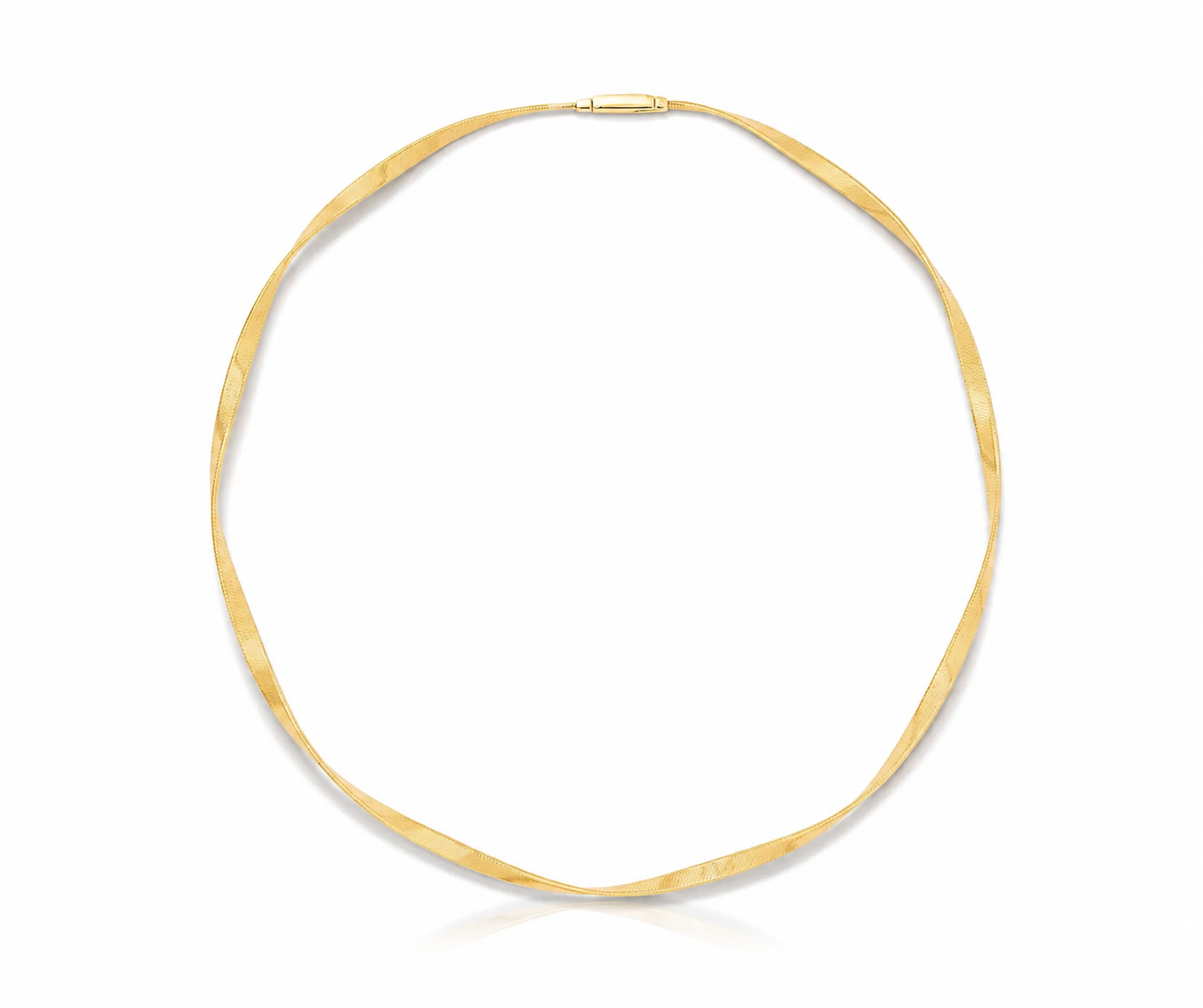 18K YELLOW GOLD TWISTED SUPREME NECKLACE