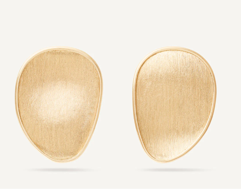 18K YELLOW GOLD PETAL STUDS FROM THE LUNARIA COLLECTION
