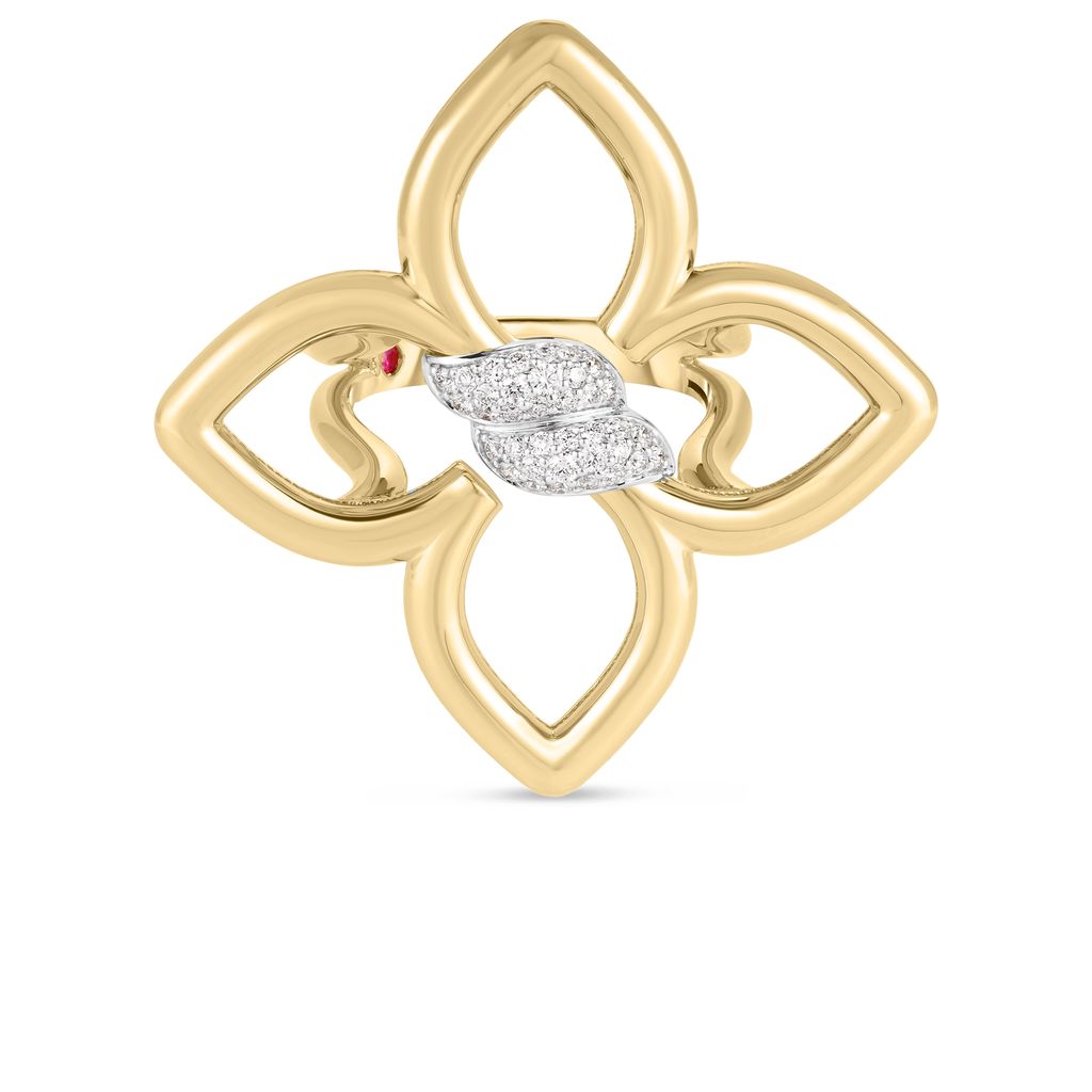18K YELLOW GOLD AND DIAMOND RING FROM THE CIALOMA COLLECTION