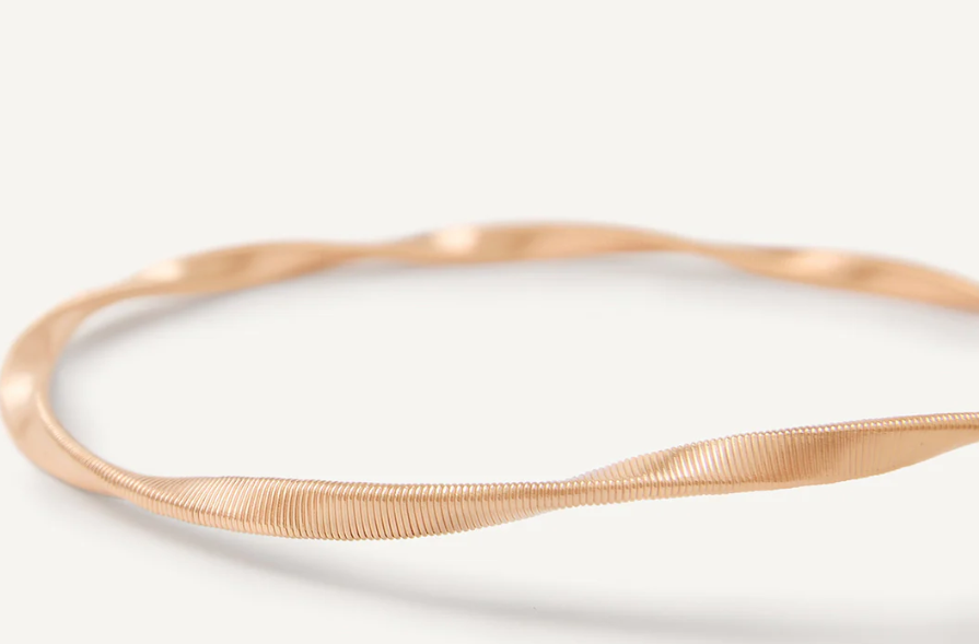 18K ROSE GOLD TWISTED COIL BRACELET FROM THE MARRAKECH COLLECTION