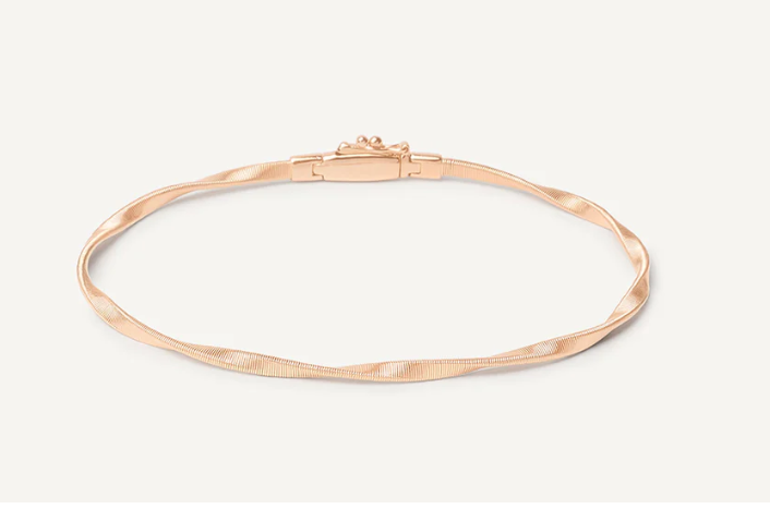 18K ROSE GOLD TWISTED COIL BRACELET FROM THE MARRAKECH COLLECTION