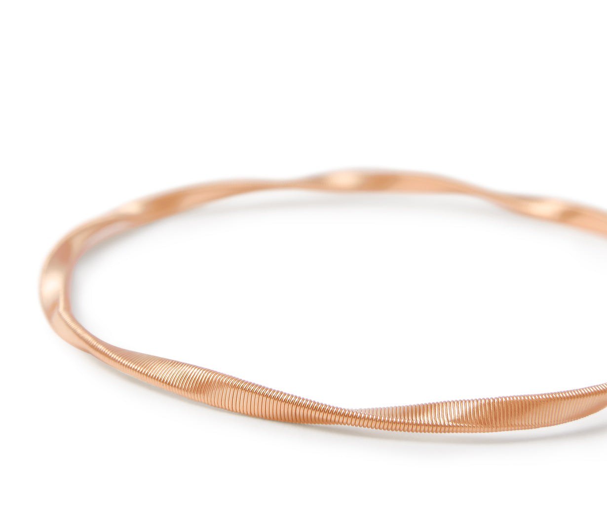 18K ROSE GOLD TWISTED COIL BRACELET FROM THE MARRAKECH COLLECTION