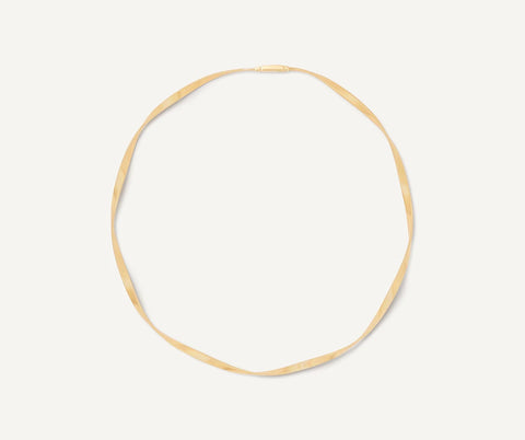 18K YELLOW GOLD TWISTED SUPREME NECKLACE