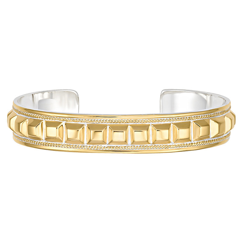 Ana Beck 18k gold plated and sterling silver Exclusive - Multi-Stud Cuff