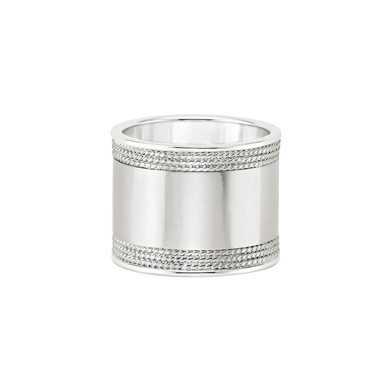 Ana Beck Sterling Silver Exclusive - Smooth Band Ring - Silver
