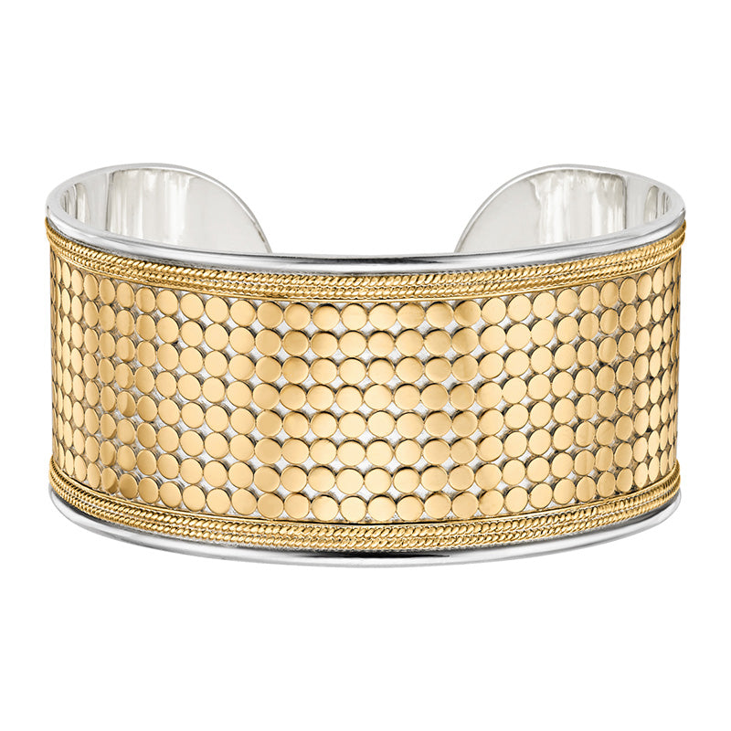 Ana Beck 18k gold plated and sterling silver Medium Cuff - Gold