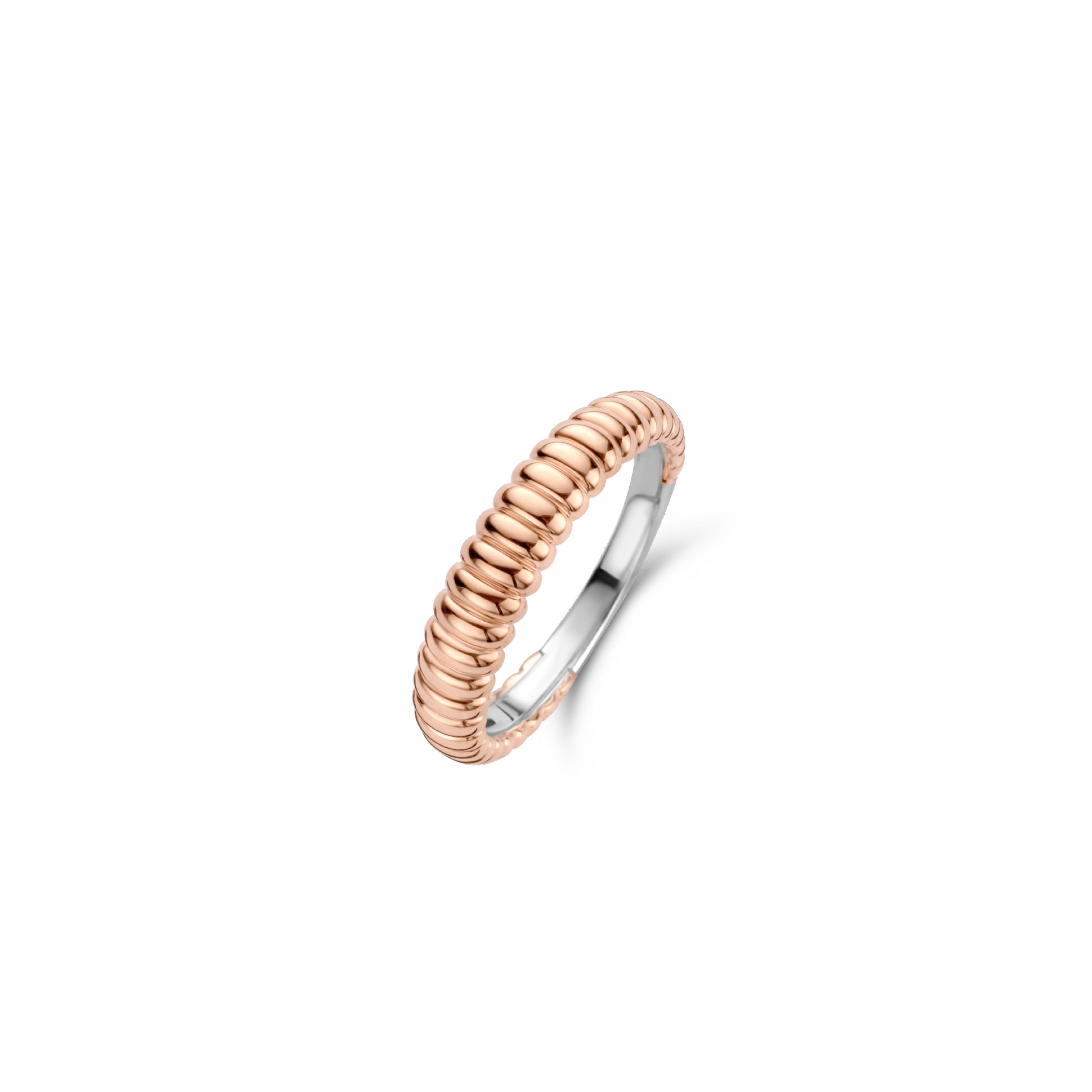 Tisento Milano Sterling Silver rose gold plated Silver rosegold platedRing Finger Size 7