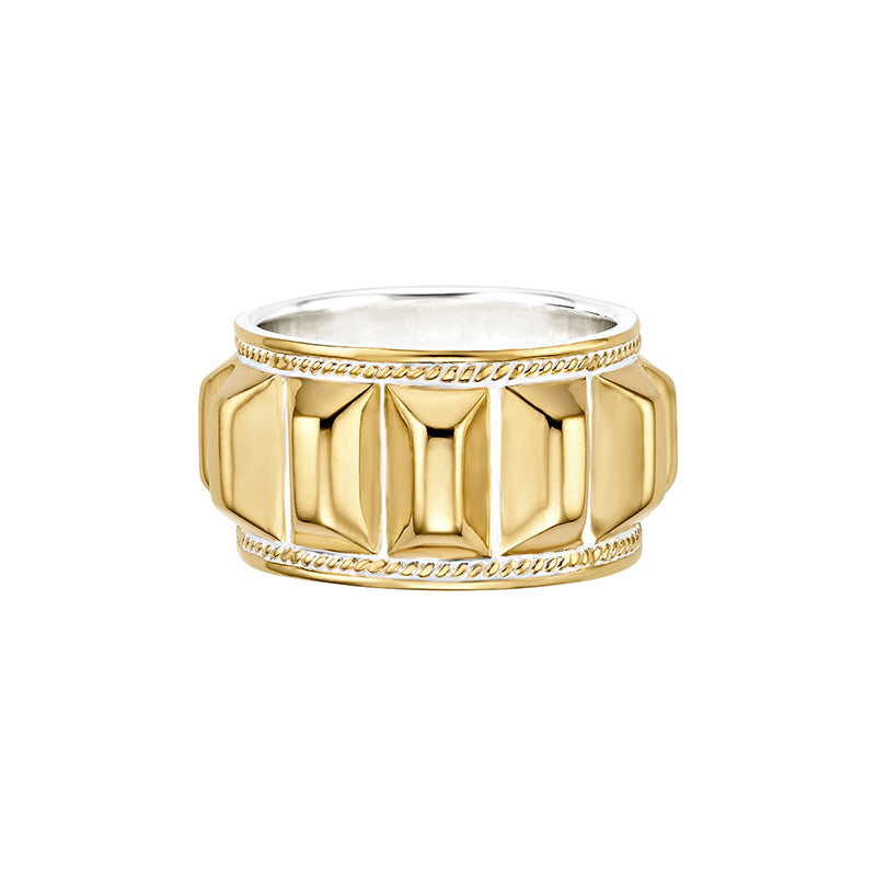 Ana Beck 18k gold plated and sterling silver Exclusive - Multi-Stud Band Ring