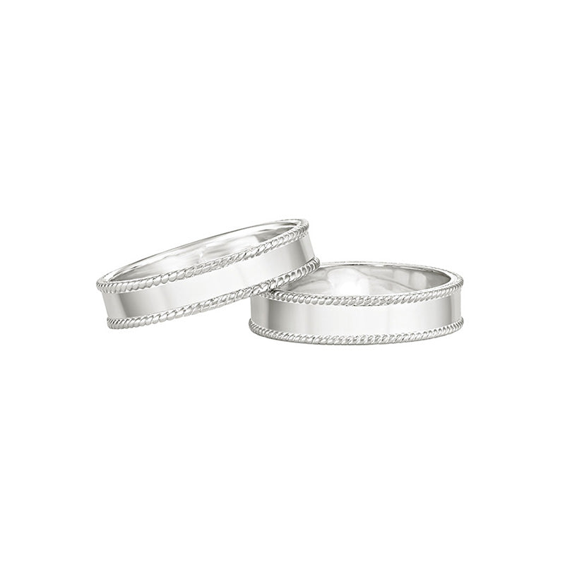 Ana Beck Sterling Silver Exclusive - Smooth Stacking Rings - Silver