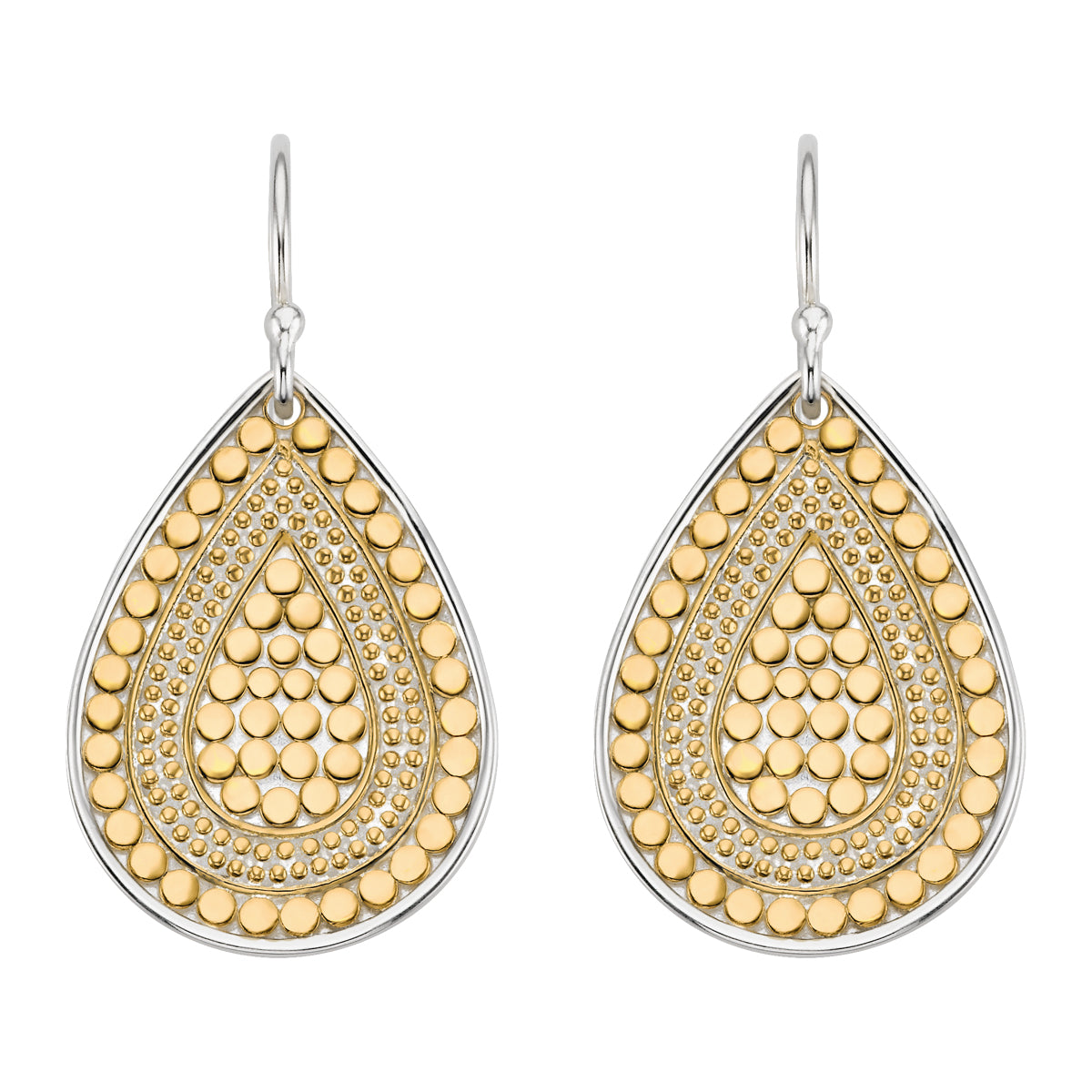Ana Beck 18k gold plated and sterling silver Small Teardrop Earrings - Gold