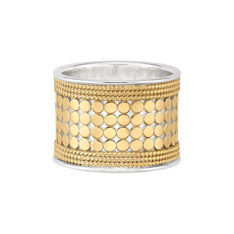 Ana Beck 18k gold plated and sterling silver Band Ring - Gold