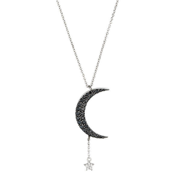 Meira T 14k Moon and Star Necklace