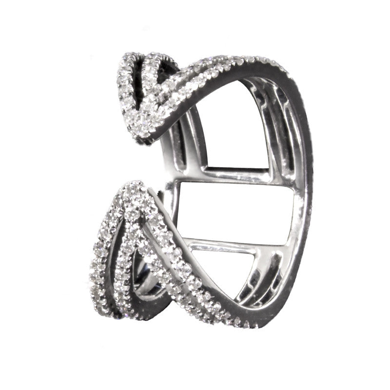 Meira T 14k Diamond Encrusted Ring