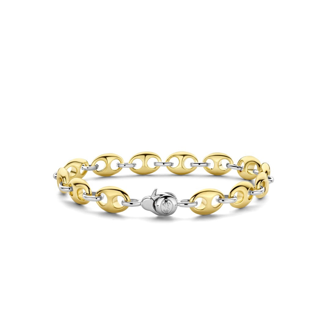 Tisento Milano Sterling Silver gold plated Silver yellow gold platedBracelet
