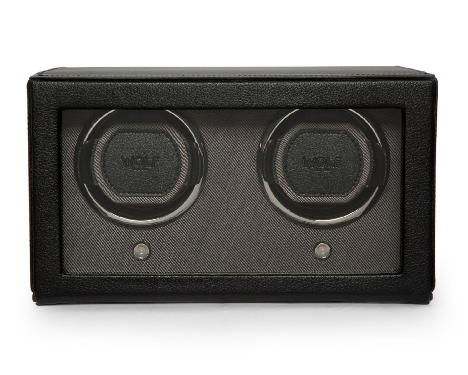 BLACK CUB DOUBLE WATCH WINDER WITH COVER