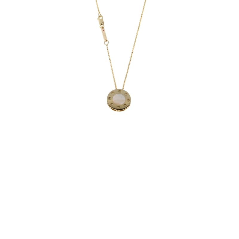 ROBERTO COIN 18KT GOLD PENDANT WITH MOTHER OF PEARL FROM THE POIS MOI