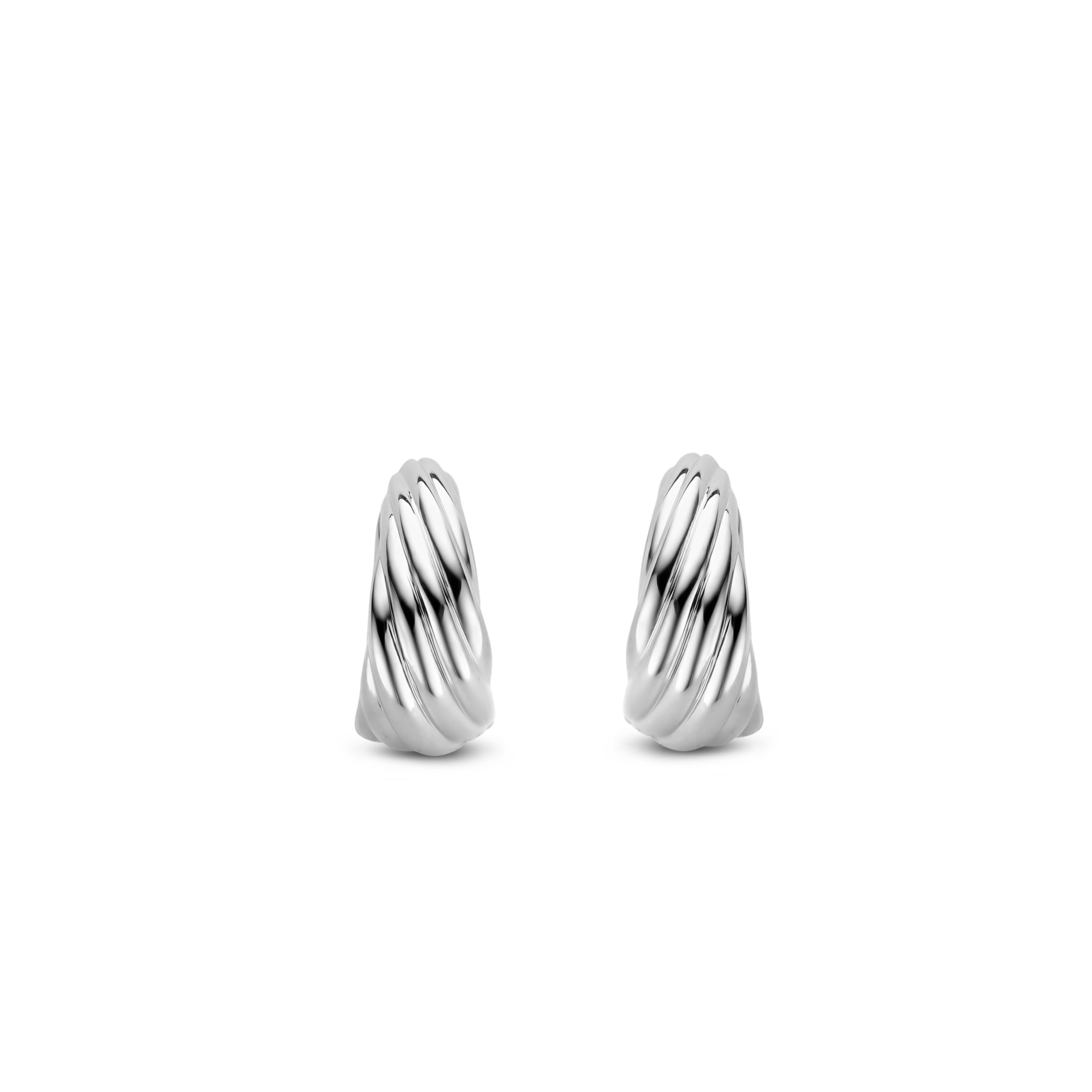Tisento Milano Sterling Silver rhodium plated SilverEarrings