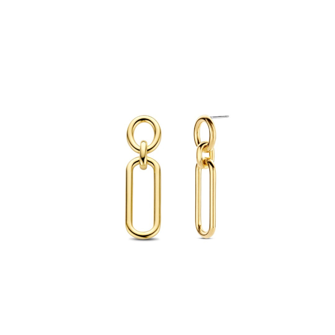 Tisento Milano Sterling Silver gold plated Silver yellow gold platedEarrings