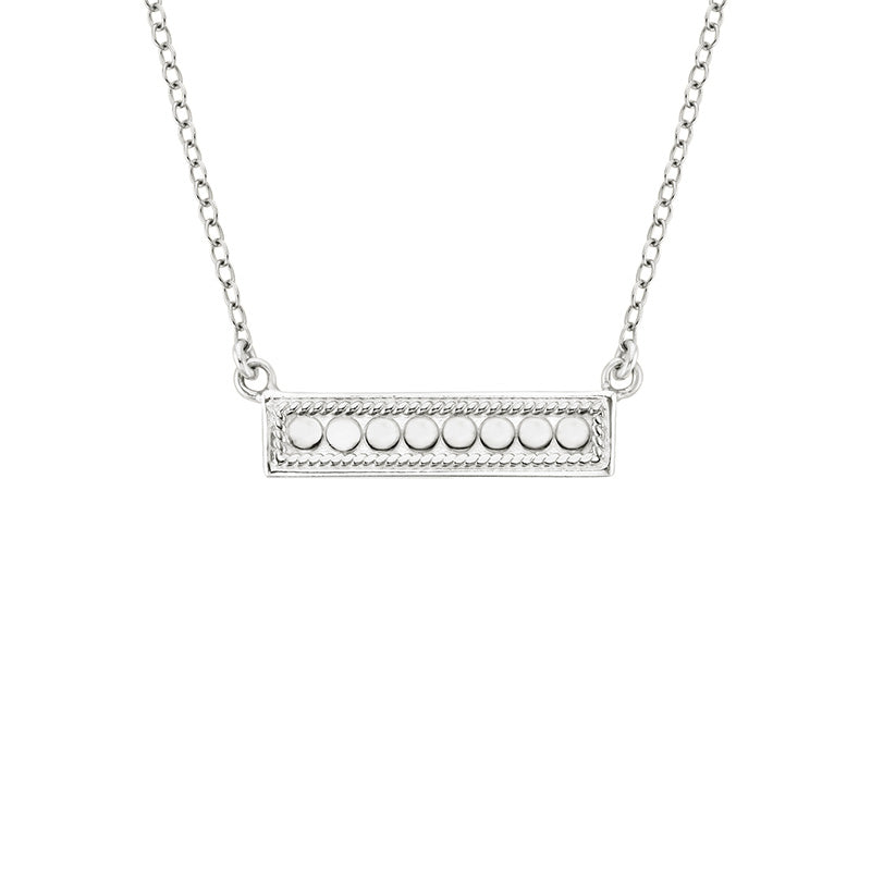 Ana Beck Sterling silver Bar Necklace - Silver