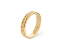 Uomo Collection 18K Yellow Gold Coil Band Ring