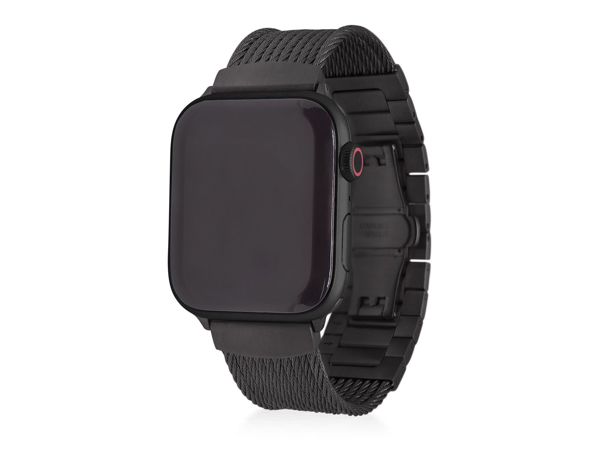iALOR Black Cable 10-Row Apple Watch® Band (fits 42-45mm watch)