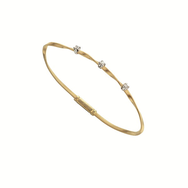 MARCO BICEGO 18K YELLOW GOLD 0.15CT DIAMOND  BRACELET FROM THE MARRAKECH COLLECTION
