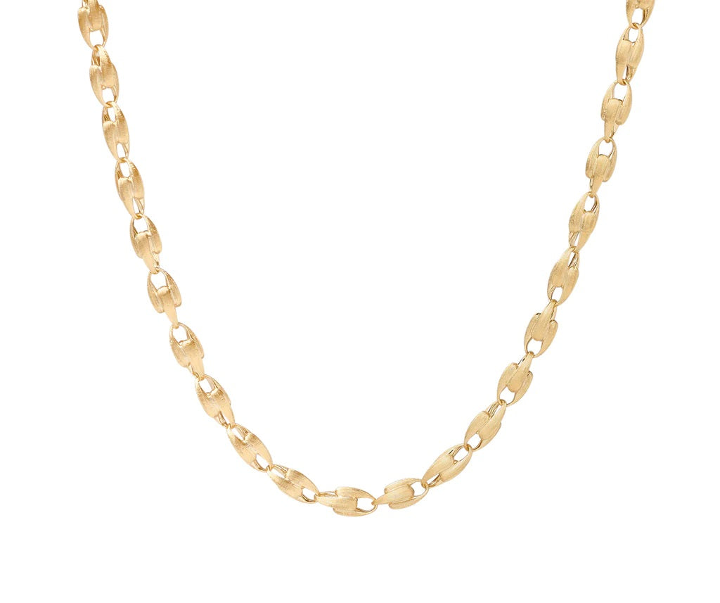 LUCIA COLLECTION 18K YELLOW GOLD SMALL LINK CHAIN NECKLACE