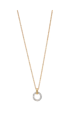 Jaipur Link Collection 18K Yellow & White Gold Flat-Link Diamond Pendant Necklace