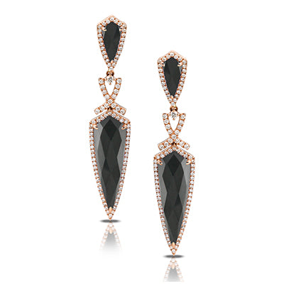 Doves Hematite Earring