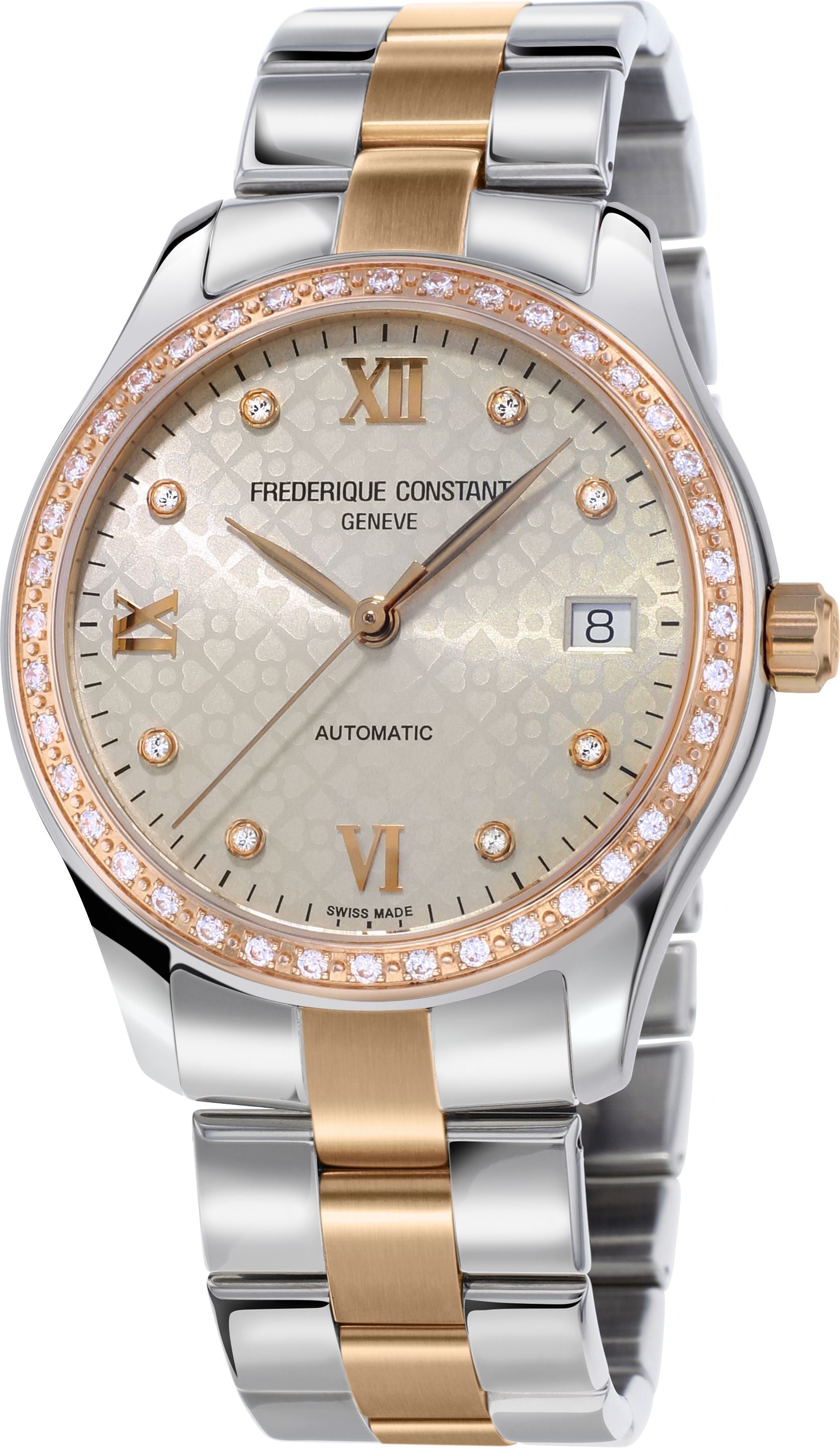 FREDERIQUE CONSTANT LADIES STAINLESS STEEL Two-Tone Automatic LADIES AUTOMATIC Stainless Steel Bracelet