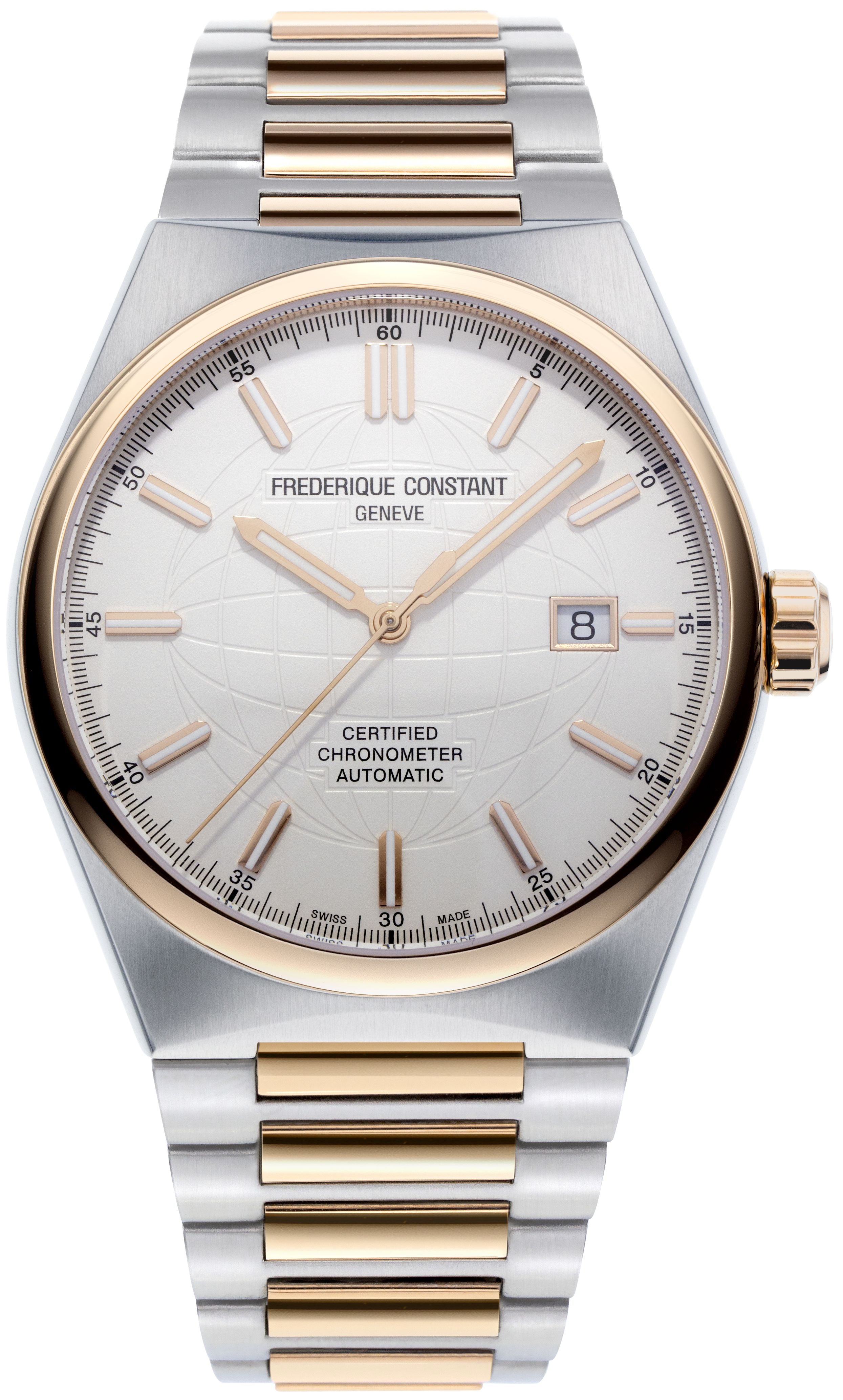 FREDERIQUE CONSTANT MENS STAINLESS STEEL Two-Tone Automatic HIGHLIFE Stainless Steel Bracelet