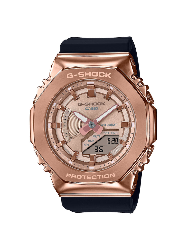 G-SHOCK ROSE GOLD BLACK BAND — MulloysJewelry