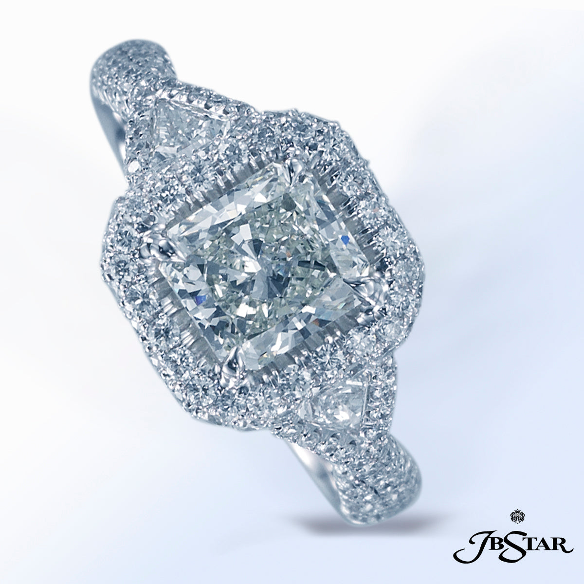 JB STAR PLATINUM EGL CERTIFIED 1.15CT COLOR-I CLARITY-VS2 1.23CT/VS/G DIAMOND RING FROM THE ENGAGEMENT RING COLLECTION