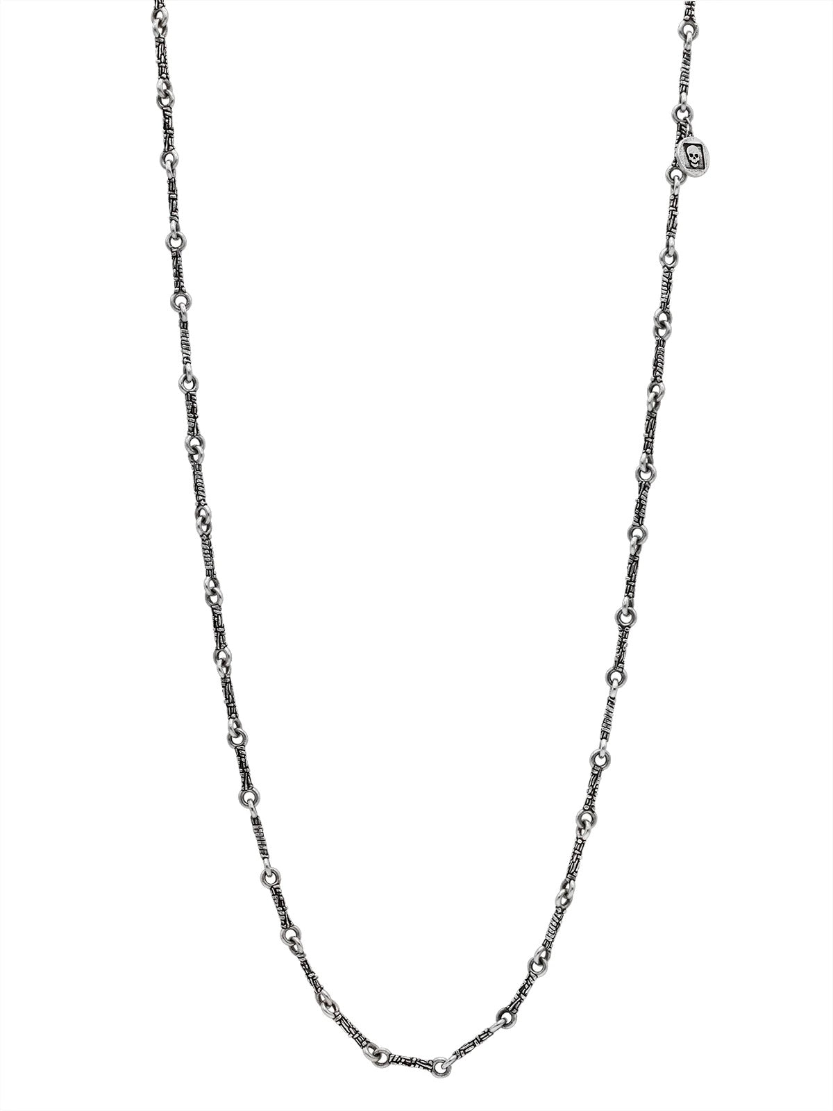 ARTISAN STERLING SILVER SINGLE STRAND NECKLACE, WOVEN TEXTURE