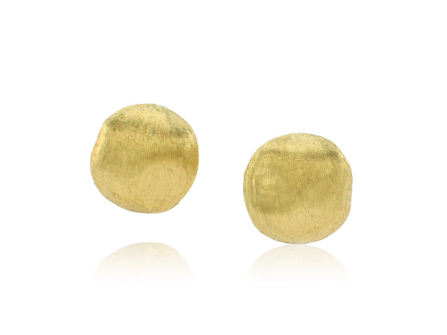 18K YELLOW GOLD STUD EARRINGS FROM THE AFRICA COLLECTION
