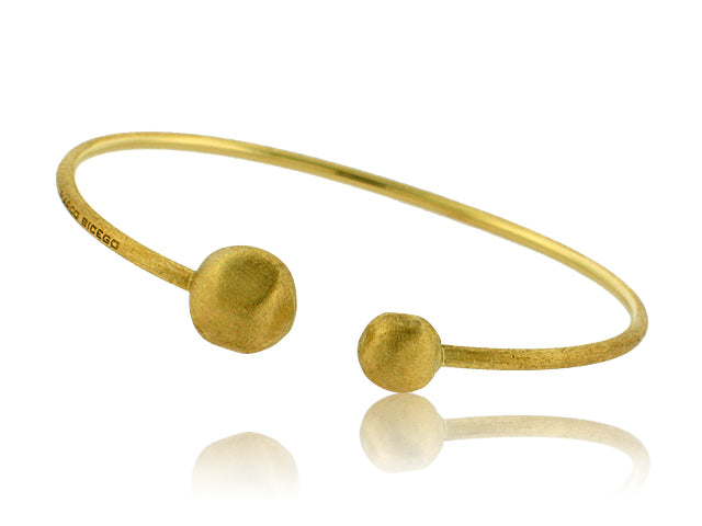 MARCO BICEGO 18K YELLOW GOLD BANGLE BRACELET FROM THE AFRICA COLLECTION