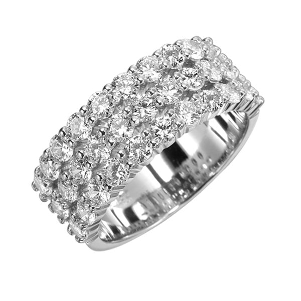 MEMOIRE 18K WHITE GOLD 1.98CT DIAMOND WEDDING RING FROM THE PARAGON COLLECTION