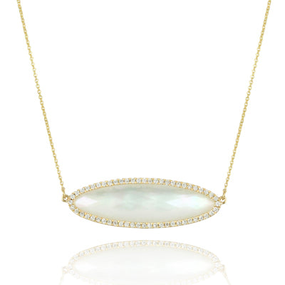 Doves Mother of Pearl Necklace